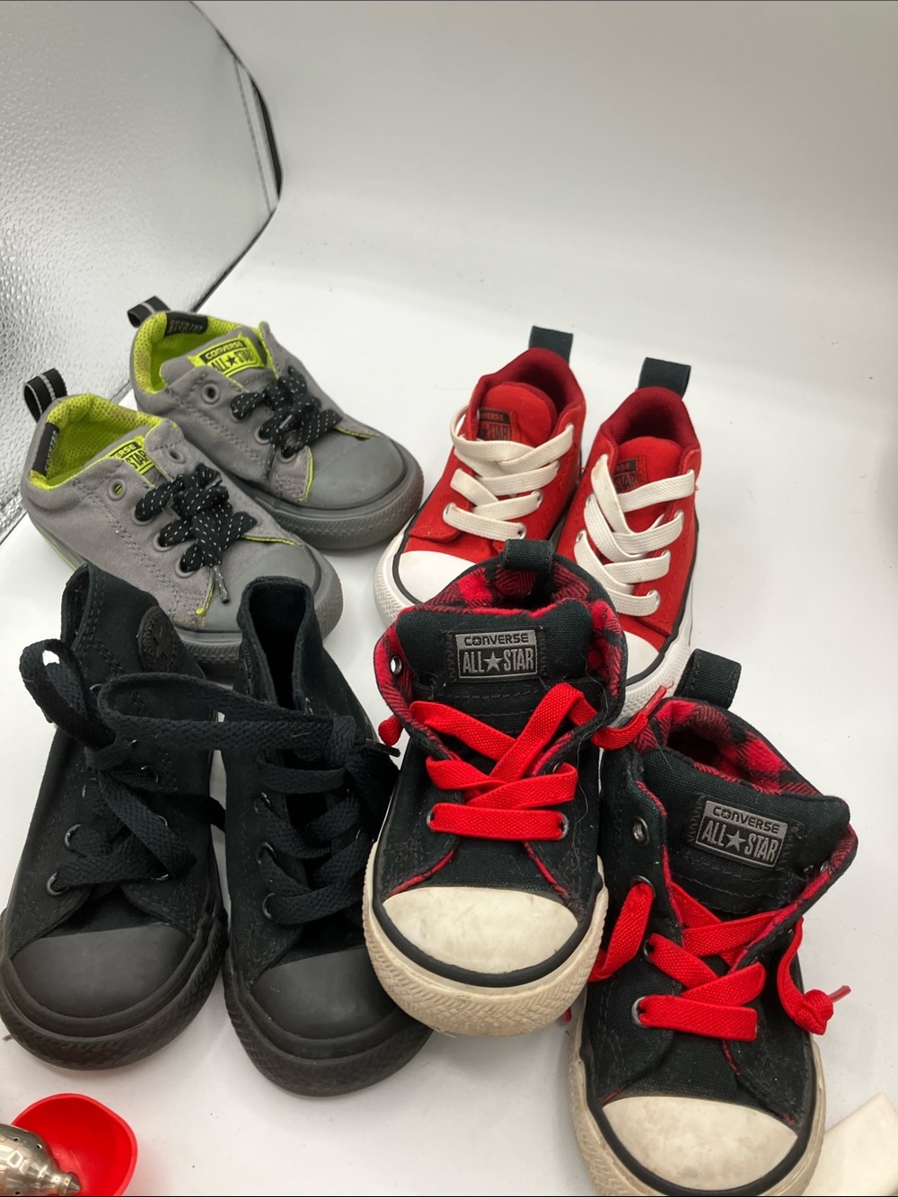 Converse Kids 4-pair High-Top Sneakers